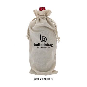 Linen Bottle Gift Bag